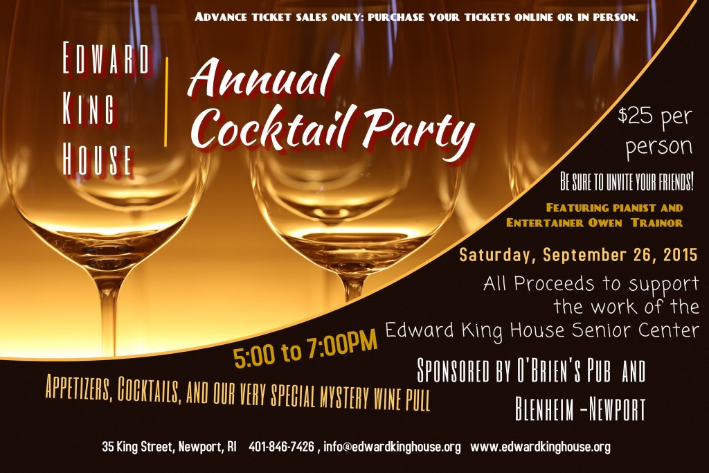 Annual Cocktail Party Poster 2015