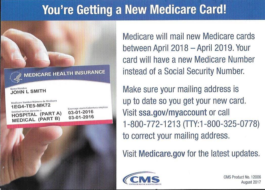 New medicare cards 2020